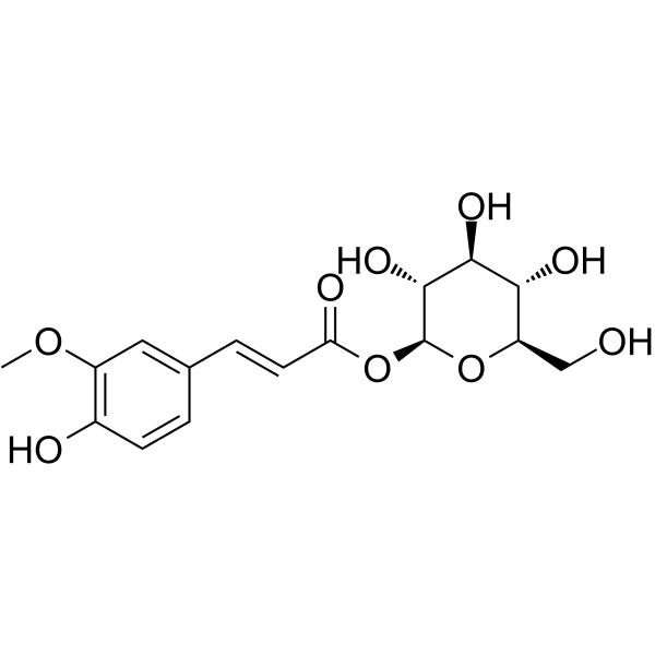 Ferulic acid acyl-β-D-glucoside (Ferulic acid glucoside) 7196-71-6